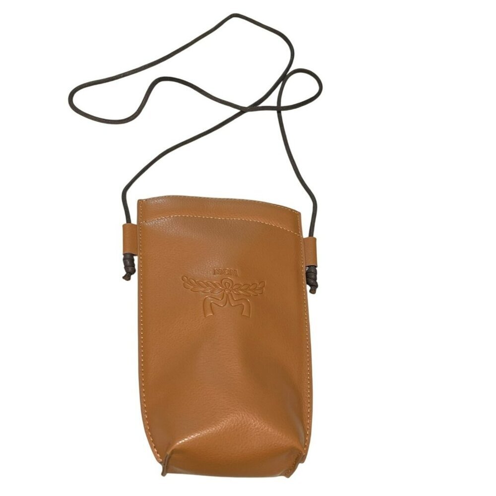 MCM Rectangular Green RX Eyeglasses With Tan Crossbody Pouch New - Picture 9 of 13